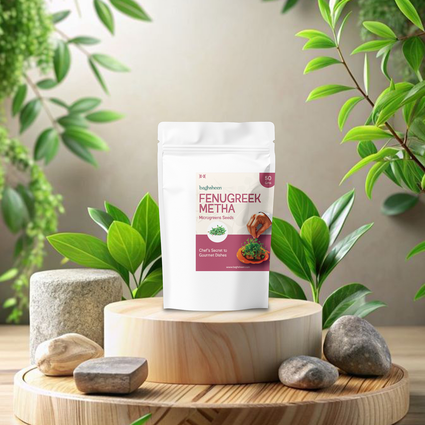 Fenugreek Methi - Microgreens Seeds Refills (To Regrow) 5 Harvest